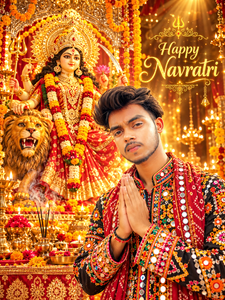 Best Navratri AI Photo Editing Prompts 2026 for Boys
