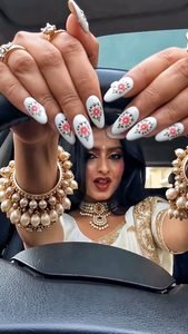 Navratri Dandiya Nails Transformation Viral AI Video Editing Prompt